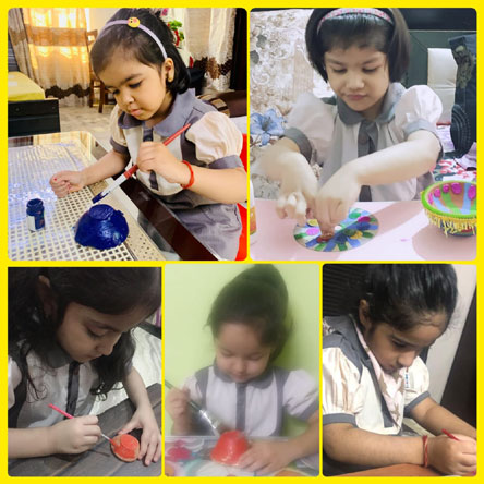 St. Mark's World School, Meera Bagh - Diwali Activity by Class Sapling : Click to Enlarge