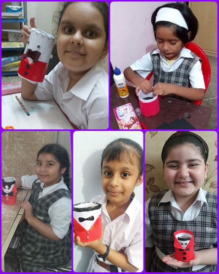 St. Mark's Girls School, Meera Bagh - Fathers Day Activity by Class 2 : Click to Enlarge