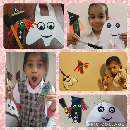 St. Mark's Girls School, Meera Bagh - Halloween Activity by Class 1 : Click to Enlarge