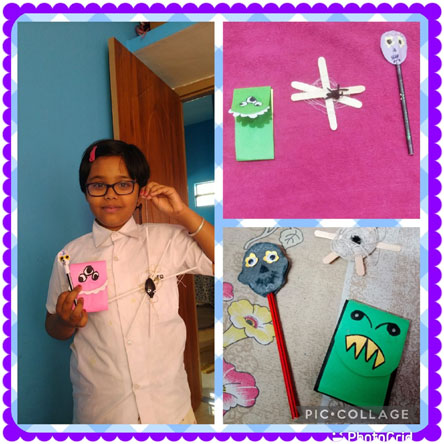 St. Mark's Girls School, Meera Bagh - Halloween Activity by Class 3 : Click to Enlarge