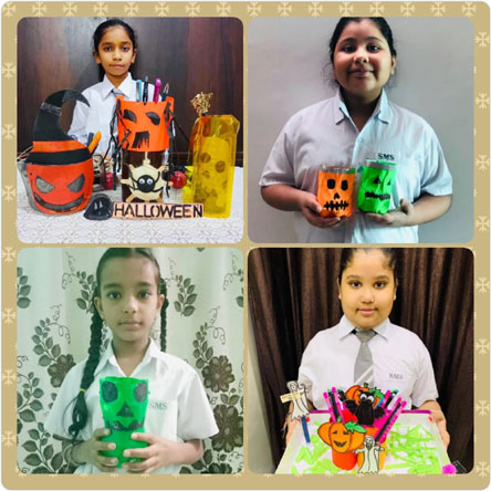 St. Mark's Girls School, Meera Bagh - Halloween Activity by Class 4 : Click to Enlarge