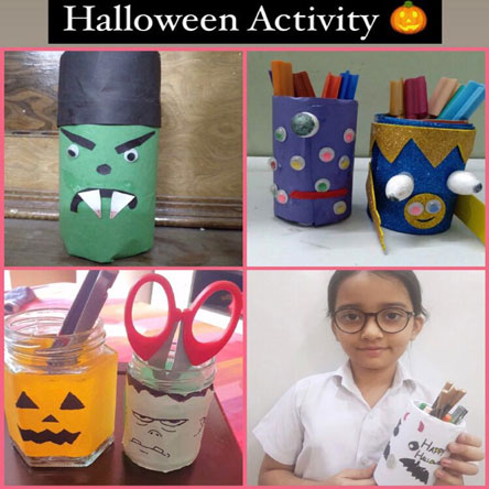St. Mark's Girls School, Meera Bagh - Halloween Activity by Class 4 : Click to Enlarge