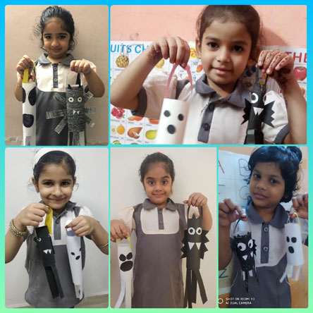 St. Mark's Girls School, Meera Bagh - Halloween Activity by Class Sapling : Click to Enlarge