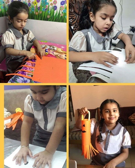 St. Mark's Girls School, Meera Bagh - Halloween Activity by Class Sapling : Click to Enlarge