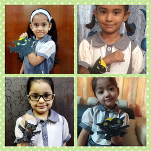 St. Mark's Girls School, Meera Bagh - Halloween Activity by Class Seedling : Click to Enlarge