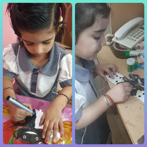 St. Mark's Girls School, Meera Bagh - Halloween Activity by Class Seedling : Click to Enlarge