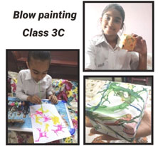 St. Mark's Girls School, Meera Bagh - Holi Activity for Class 3 : Click to Enlarge