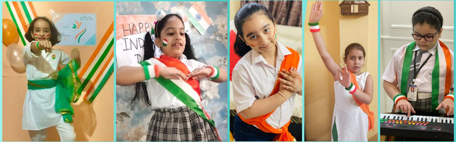 St. Mark's Girls School, Meera Bagh - Independence Day Activity by Class 3 students : Click to Enlarge