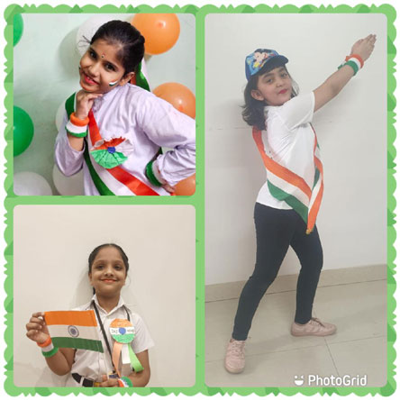 St. Mark's Girls School, Meera Bagh - Independence Day Activity by Class 3 students : Click to Enlarge
