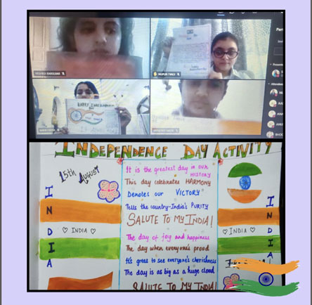 St. Mark's Girls School, Meera Bagh - Independence Day Activities for Class VIII : Click to Enlarge