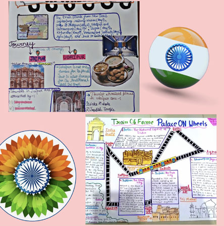 St. Mark's Girls School, Meera Bagh - Independence Day Activities for Class IX : Click to Enlarge