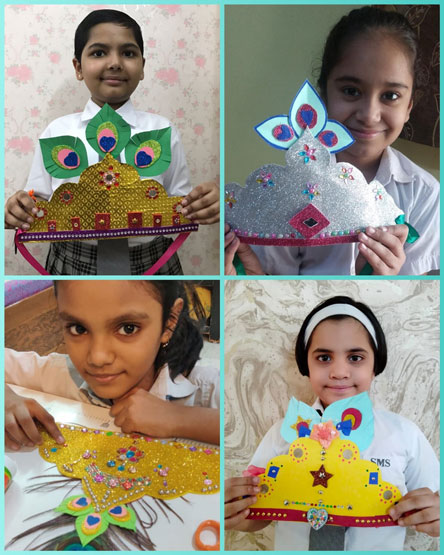 St. Mark's Girls School, Meera Bagh - Janmashtami Activity by Class 3 : Click to Enlarge