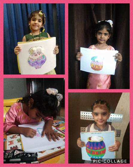 St. Mark's Girls School, Meera Bagh - Janmashtami Activity by Class Sapling : Click to Enlarge