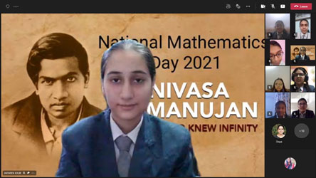 St. Mark's World School, Meera Bagh - National Mathematics Day : Click to Enlarge