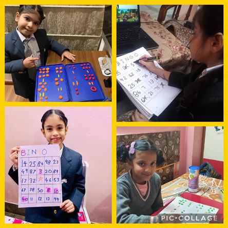 St. Mark's World School, Meera Bagh - National Mathematics Day Celebrations by Class 1 : Click to Enlarge