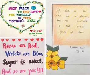 St. Mark's Girls School, Meera Bagh - Mothers Day Activity for Classes 3 and 4 : Click to Enlarge
