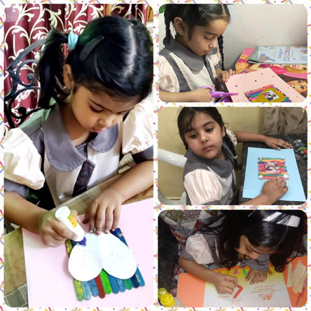 St. Mark's Girls School, Meera Bagh - Parents Day Activity by Class Sapling : Click to Enlarge
