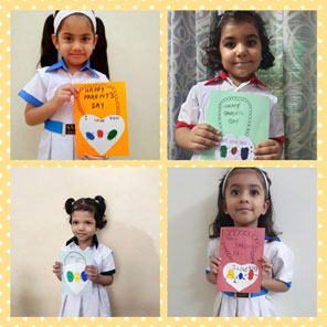 St. Mark's Girls School, Meera Bagh - Parents Day Activity by Class Seedling : Click to Enlarge