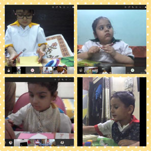 St. Mark's Girls School, Meera Bagh - Parents Day Activity by Class Seedling : Click to Enlarge