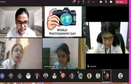 St. Mark's Girls School, Meera Bagh - World Photography Day celebrated by Class 6 : Click to Enlarge