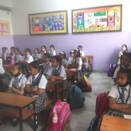 St. Mark's World School, Meera Bagh - Ambedkar Jayanti Activity celebrated by Class 3 : Click to Enlarge