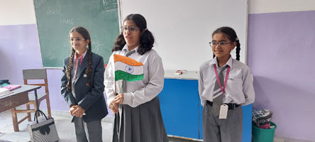 St. Mark's World School, Meera Bagh - Armed Forces Flag Day : Click to Enlarge