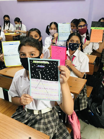 St. Mark's World School, Meera Bagh - World Astronomy Day for Class 6 : Click to Enlarge
