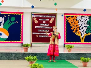 St. Mark's World School, Meera Bagh - Azadi ka Amrit Mahotsav : Click to Enlarge