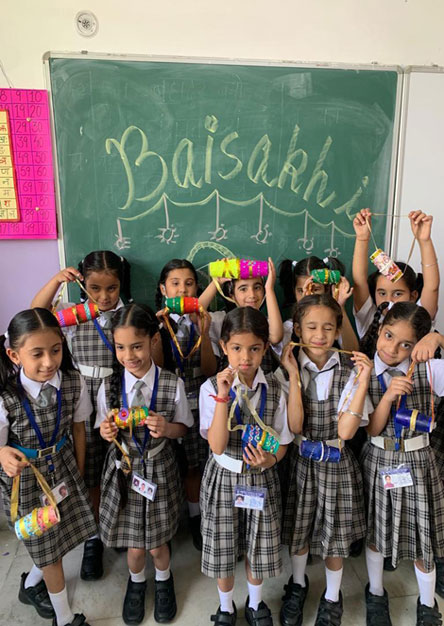 St. Mark's World School, Meera Bagh - Baisakhi Celebrations by Classes 1 and 2 : Click to Enlarge