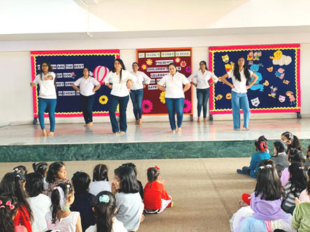 St. Mark's World School, Meera Bagh - Childrens Day Celebrations for Classes Seedling and Sapling : Click to Enlarge