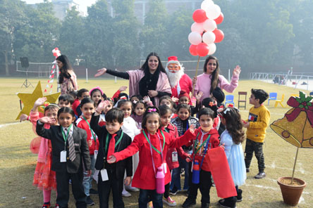 St. Mark's World School, Meera Bagh - Christmas Celebrations by the munchkins of Classes Seedling and II : Click to Enlarge