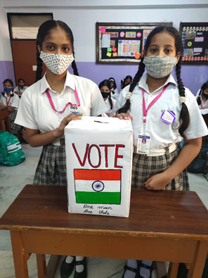 St. Mark's World School, Meera Bagh - International Day of Democracy : Click to Enlarge