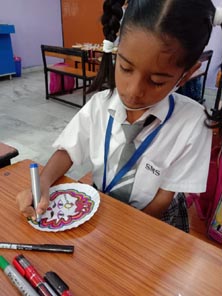 St. Mark's World School, Meera Bagh - Durga Puja Celebrations for Class 3 : Click to Enlarge