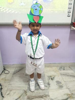 St. Mark's World School, Meera Bagh - Earth day Celebrations for Seedling to Class 4 : Click to Enlarge