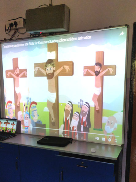 St. Mark's World School, Meera Bagh - Good Friday Activity by Class 4 : Click to Enlarge