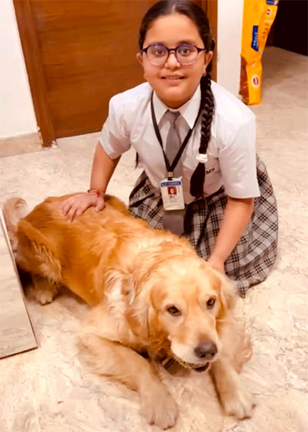 St. Mark's World School, Meera Bagh - National Pet Day Celebrations by Class 4 : Click to Enlarge