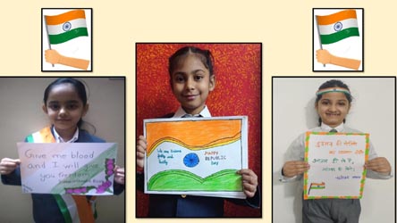 St. Mark's World School, Meera Bagh - Republic Day Celebrations by Class 2 : Click to Enlarge