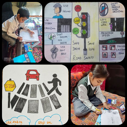 St. Mark's World School, Meera Bagh - National Safety Day by Class 3 : Click to Enlarge
