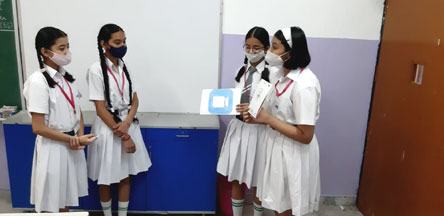 St. Mark's World School, Meera Bagh - World Telecommunication Day : Click to Enlarge