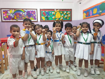 St. Mark's World School, Meera Bagh - International Tiger Day Celebrations : Click to Enlarge