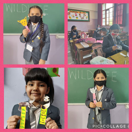 St. Mark's World School, Meera Bagh - World Wildlife Day by Class Sapling : Click to Enlarge