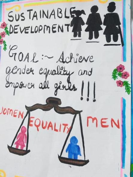 St. Mark's World School, Meera Bagh - Womens Equality Day : Click to Enlarge