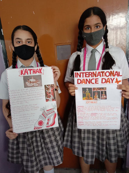 St. Mark's World School, Meera Bagh - World Dance Day 2022 : Click to Enlarge