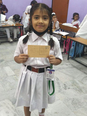 St. Mark's World School, Meera Bagh - World Post Day Celebrations for Class 2 : Click to Enlarge