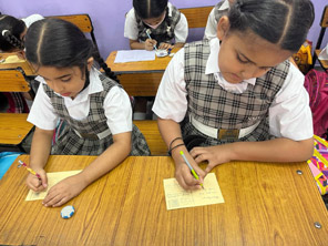 St. Mark's World School, Meera Bagh - World Post Day Celebrations for Class 2 : Click to Enlarge