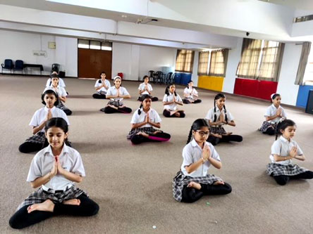 St. Mark's World School, Meera Bagh - International Yoga Day Celebrations : Click to Enlarge