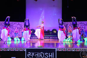 St. Mark's World School, Meera Bagh - Saptrishi Event: Finale Dance : Click to Enlarge