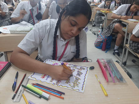 St. Mark's World School, Meera Bagh - Celebrating the Bard by students of Class XI : Click to Enlarge