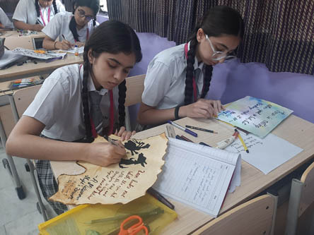 St. Mark's World School, Meera Bagh - Celebrating the Bard by students of Class XI : Click to Enlarge