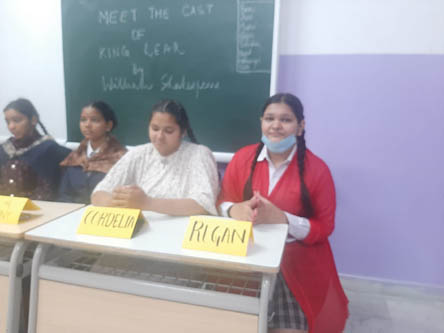 St. Mark's World School, Meera Bagh - Celebrating the Bard by students of Class XII : Click to Enlarge